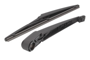 Set brat stergator spate cu lamela pentru TOYOTA HIGHLANDER din 2003-2015, pentru spate, din cauciuc siliconat rezistent, 4 stickere auto TOYOTA v334