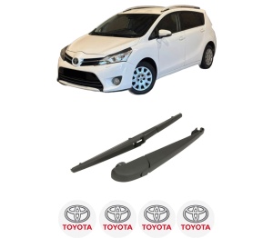 Set brat stergator spate cu lamela pentru TOYOTA VERSO (_R2_) din 2009-2018, pentru spate, din cauciuc siliconat rezistent, 4 stickere auto TOYOTA v396