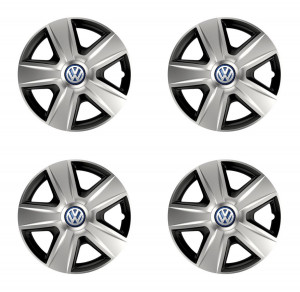 Set Capace Roti Esprit Argintiu/Negru compatibil Volkswagen accesorii pentru autoturismul tau - masina v113857