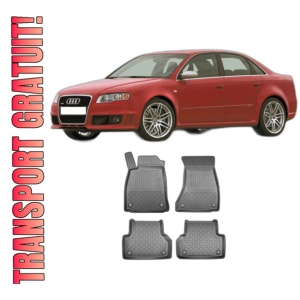 Set covorase AUDI A4 RS4 QUATTRO, din 2006 - 2008, covorase tavita, caroserie SEDAN, compatibile cu autoturismul AUDI A4 RS4 QUATTRO, ARISTAR