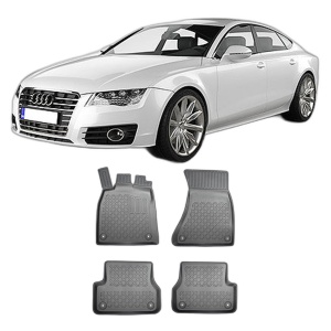 Set covorase AUDI A7 4G, din 09.2010 - 01.2018, covorase tavita, caroserie SPORTBACK, compatibile cu autoturismul AUDI A7 4G, ARISTAR - Img 2