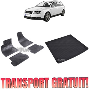 Set Covorase Auto Si Tavita Portbagaj AUDI A4 B6 din 11.2001 - 10.2004, caroserie combi,