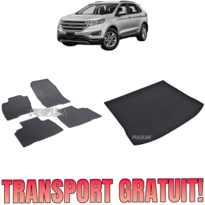 Set Covorase Auto Si Tavita Portbagaj FORD EDGE II din 05.2016 - 2026, caroserie suv,