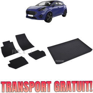 Set Covorase Auto Si Tavita Portbagaj FORD PUMA din 10.2019 - 2026, caroserie suv, PORTBAGAJ INFERIOR SI SUPERIOR