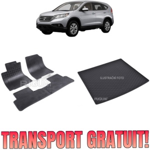 Set Covorase Auto Si Tavita Portbagaj HONDA CR-V IV din 10.2012 - 09.2018, caroserie suv,