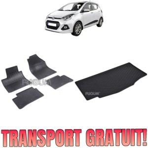 Set Covorase Auto Si Tavita Portbagaj HYUNDAI I10 II din 11.2013 - 12.2019, caroserie hatchback,