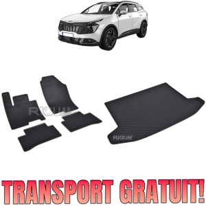 Set Covorase Auto Si Tavita Portbagaj KIA SPORTAGE V HYBRID din 2022 - 2026, caroserie suv,