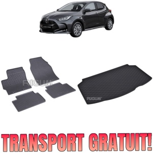 Set Covorase Auto Si Tavita Portbagaj MAZDA 2 HYBRID din 2022 - 2026, caroserie hatchback,