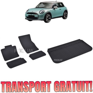 Set Covorase Auto Si Tavita Portbagaj MINI COOPER IV F66 din 03.2024 - 2026, caroserie hatchback, 3 USI, PORTBAGAJ INFERIOR SI SUPERIOR