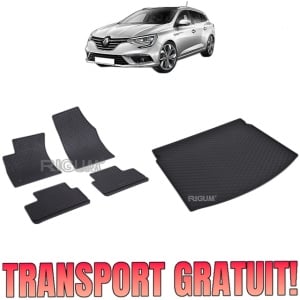 Set Covorase Auto Si Tavita Portbagaj RENAULT MEGANE IV din 09.2016 - 2026, caroserie combi,