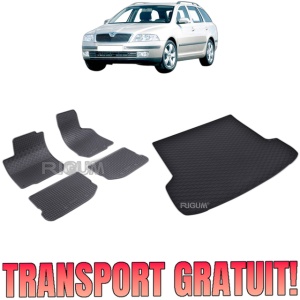Set Covorase Auto Si Tavita Portbagaj SKODA OCTAVIA I din 1998 - 2004, caroserie combi,