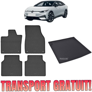 Set Covorase Auto Si Tavita Portbagaj VOLKSWAGEN ID.7 din 08.2023 - 2026, caroserie hatchback, PORTBAGAJ INFERIOR SI SUPERIOR