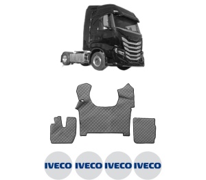 Set covorase Camion Tir Iveco S-WAY din 2019, Auto, 4x Stickere auto cu Iveco