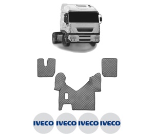 Set covorase Camion Tir Iveco STRALIS I din 2002-2013, Auto, 4x Stickere auto cu Iveco