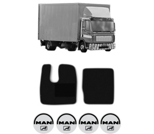 Set covorase Camion Tir MAN TGL I din 2004-2022, Auto, 4x Stickere auto cu MAN