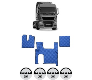Set covorase Camion Tir MAN TGX I din 2006-2021, Auto, 4x Stickere auto cu MAN