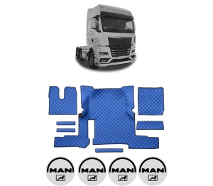 Set covorase Camion Tir MAN TGX II din 2020, Auto, 4x Stickere auto cu MAN