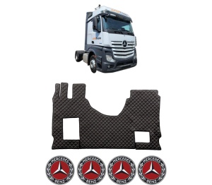 Set covorase Camion Tir MERCEDES-BENZ ACTROS MP4 / MP5 din 2011-2024, Auto, 4x Stickere auto cu MERCEDES-BENZ
