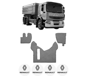 Set covorase Camion Tir RENAULT TRUCKS PREMIUM 2 din 2005-2009, Auto, 4x Stickere auto cu RENAULT TRUCKS