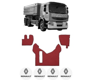 Set covorase Camion Tir RENAULT TRUCKS PREMIUM 2 din 2005-2009, Auto, 4x Stickere auto cu RENAULT TRUCKS