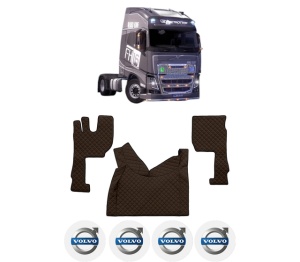 Set covorase Camion Tir VOLVO FH16 II din 2012-2014, Auto, 4x Stickere auto cu VOLVO