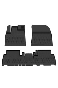 Set covorase Fiat Doblo III din 2022, covorase presuri tavita auto, cu tunel median intermediar din cauciuc thermoplastic, 4 Stickere auto cu Fiat - Img 3