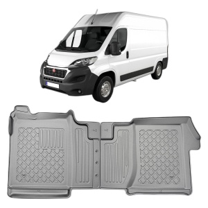Set covorase FIAT DUCATO III, din 2006 - Prezent, covorase tavita, caroserie VAN 2-3 LOCURI, ampatament scurt, mediu si lung, inclusiv facelift, compatibile cu autoturismul FIAT DUCATO III, ARISTAR - Img 2