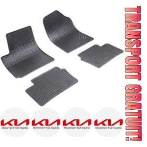Set covorase Kia Picanto II Hatchback 04.2011 - 03.2017 si 4 stickere rotunde Kia