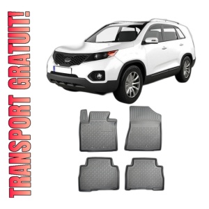 Set covorase KIA SORENTO II, din 2013 - 01.2015, covorase tavita, caroserie SUV FACELIFT, 5-7 LOCURI, fara rand 3, compatibile cu autoturismul KIA SORENTO II, ARISTAR