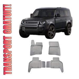 Set covorase LAND ROVER DEFENDER 130, din 01.2020 - Prezent, covorase tavita, caroserie SUV 7 LOCURI, fara rand 3, compatibile cu autoturismul LAND ROVER DEFENDER 130, ARISTAR