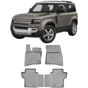 Set covorase LAND ROVER DEFENDER 90, din 01.2020 - Prezent, covorase tavita, caroserie SUV L663, compatibile cu autoturismul LAND ROVER DEFENDER 90, ARISTAR - Img 2