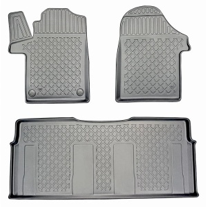 Set covorase MERCEDES V-CLASS W447, din 06.2014 - Prezent, covorase tavita, caroserie VAN AL 3-LEA rand exclus, compatibile cu autoturismul MERCEDES V-CLASS W447, ARISTAR - Img 3