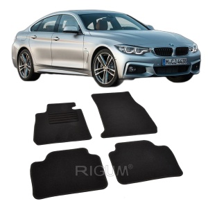 Set covorase mocheta BMW Seria 4 F32 Coupe / F36 Gran Coupe 2013-2020, din mocheta, compatibile cu autoturismul BMW Seria 4 F32 Coupe / F36 Gran Coupe - Img 2