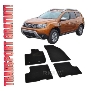 Set covorase mocheta Dacia Duster 2, 2018-prezent, din mocheta, compatibile cu autoturismul Dacia Duster 2