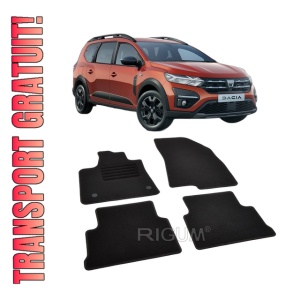 Set covorase mocheta Dacia Jogger, 2022-prezent (cu 5 locuri), din mocheta, compatibile cu autoturismul Dacia Jogger