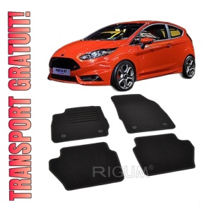 Set covorase mocheta Ford Fiesta 6 cu facelift (JA8), 2011-2017, din mocheta, compatibile cu autoturismul Ford Fiesta 6 cu facelift (JA8)