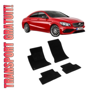 Set covorase mocheta Mercedes CLA (C117) 2013-2019, din mocheta, compatibile cu autoturismul Mercedes CLA (C117)