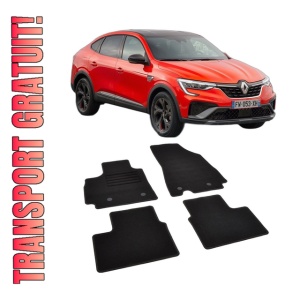 Set covorase mocheta Renault Arkana, 2021-prezent, din mocheta, compatibile cu autoturismul Renault Arkana