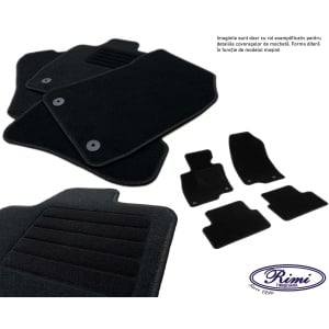 Set covorase mocheta Renault Thalia 2 / Renault Symbol 2, 2009-prezent, din mocheta, compatibile cu autoturismul Renault Thalia 2 / Renault Symbol 2 - Img 4
