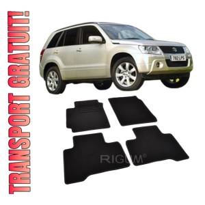 Set covorase mocheta Suzuki Grand Vitara 2 (JT) 2005-2015 (cu 5 usi), din mocheta, compatibile cu autoturismul Suzuki Grand Vitara 2 (JT)
