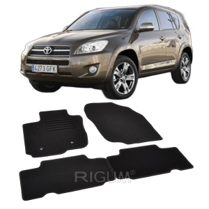 Set covorase mocheta Toyota RAV4 (3) XA30, 2006-2013, din mocheta, compatibile cu autoturismul Toyota RAV4 (3) XA30 - Img 2