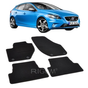 Set covorase mocheta Volvo V40 (2), 2012-2019, din mocheta, compatibile cu autoturismul Volvo V40 (2) - Img 2