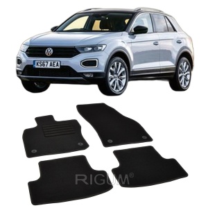 Set covorase mocheta VW T-Roc, 2017-prezent, din mocheta, compatibile cu autoturismul VW T-Roc - Img 2