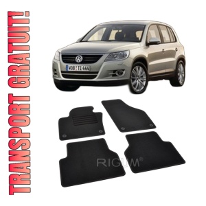 Set covorase mocheta VW Tiguan 1 (5N) 2007-2016, din mocheta, compatibile cu autoturismul VW Tiguan 1 (5N)