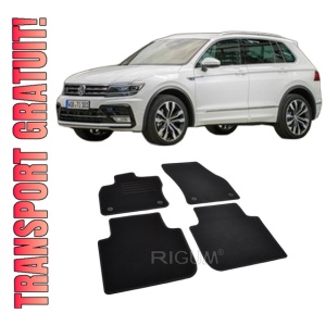 Set covorase mocheta VW Tiguan 2 (AD1) 2016-prezent, din mocheta, compatibile cu autoturismul VW Tiguan 2 (AD1)