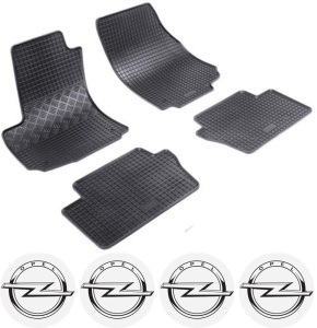 Set covorase Opel Zafira B Van 05.2005 - 2014 si 4 stickere rotunde Opel accesorii pentru autoturismul tau - masina v4535