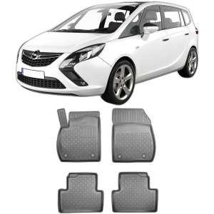 Set covorase OPEL ZAFIRA C, din 01.2012 - 07.2019, covorase tavita, caroserie VAN 5-7 LOCURI, fara rand 3, compatibile cu autoturismul OPEL ZAFIRA C, ARISTAR - Img 2