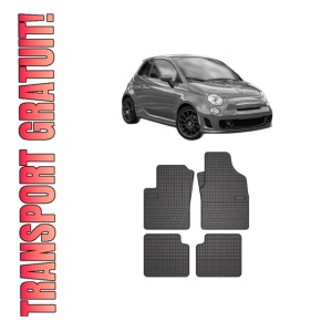 Set covorase presuri ABARTH 500 / 595 / 695 din 2008-2016, auto, din cauciuc thermoplastic, ABARTH