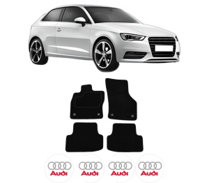 Set Covorase Presuri AUDI A3 (8V1, 8VK) din 2012-2020, Auto, Material Textil Mocheta, AUDI - Img 2