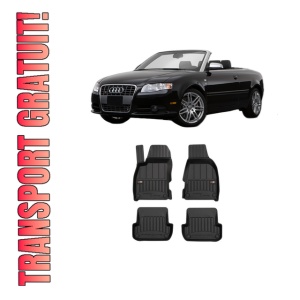 Set covorase presuri AUDI A4 B7 Convertible (8HE) din 2005-2009, auto, din cauciuc thermoplastic, AUDI